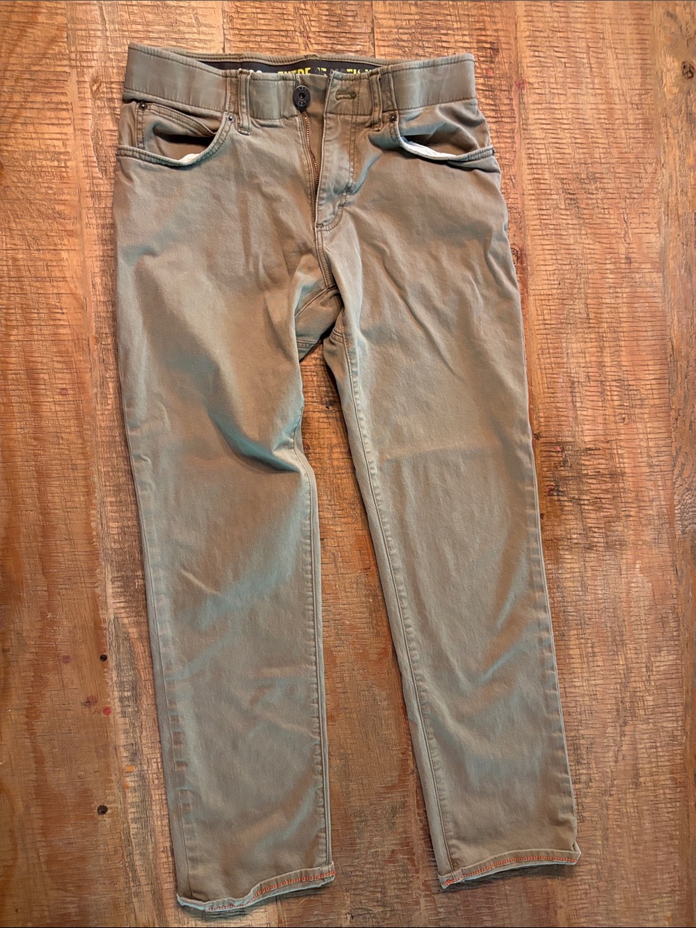 Lee Slim Straight Men's Jeans - Khaki Green